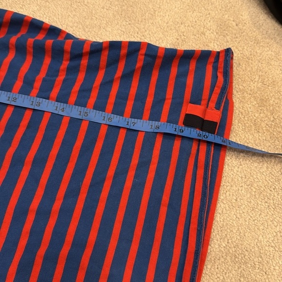 Kule Classic Breton Striped T Shirt red and blue made in Portugal 100 cotton - Picture 7 of 8